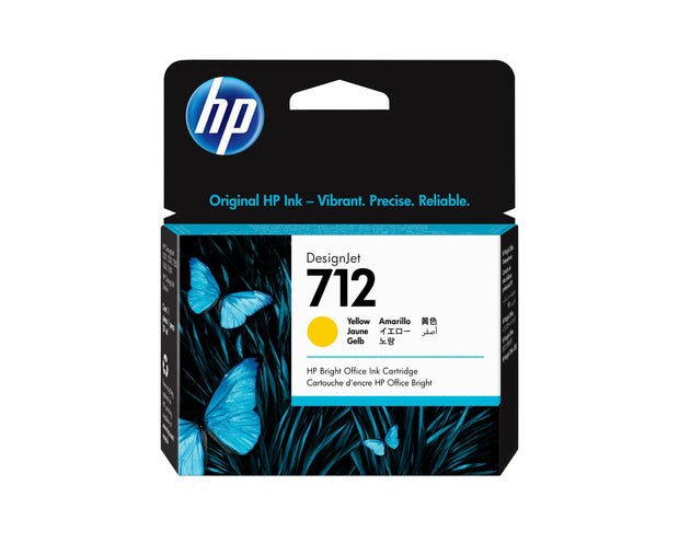 HP 712 29 ml gul DesignJet-bläckpatron