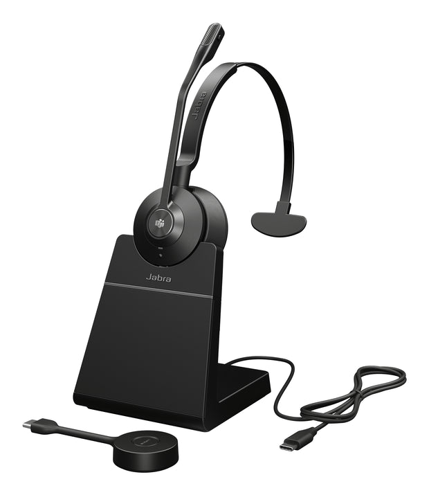 Jabra Engage 55 SE Headset Trådlös Huvudband Kontor/callcenter Svart