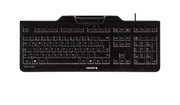 CHERRY KC 1000 SC tangentbord Kontor USB AZERTY Fransk Svart