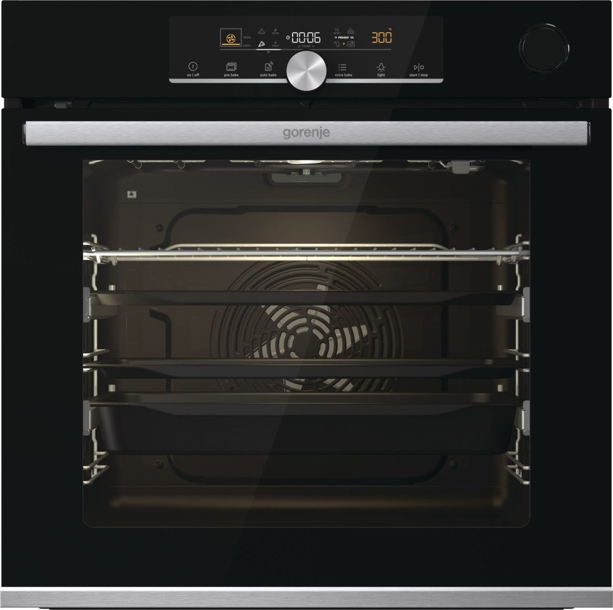 Gorenje BPSAX6747A08BG 77 l Svart ugnar