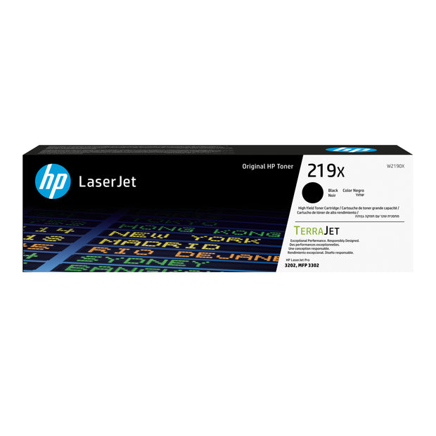 HP 219X svart LaserJet-originaltonerkassett med hög kapacitet