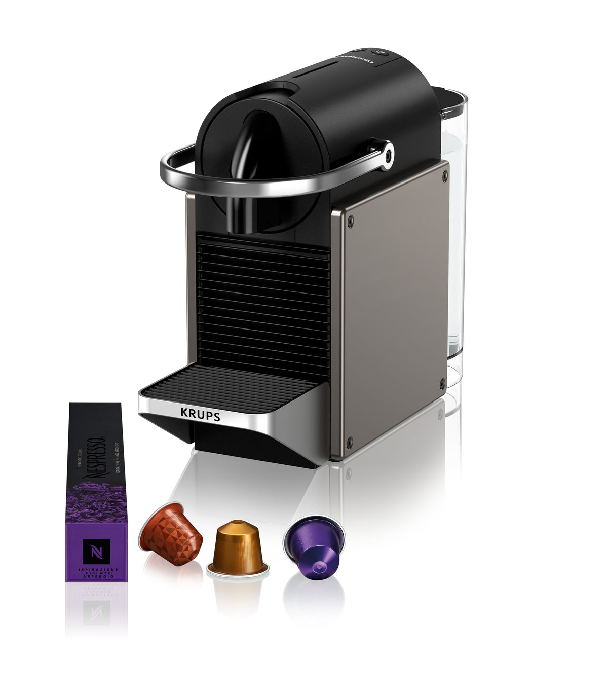 Krups Pixie XN306T10 kaffemaskin Halvautomatisk Kuddmatad kaffebryggare 0,7 l