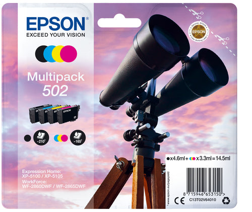 Epson Multipack 4-colours 502 Ink bläckpatron