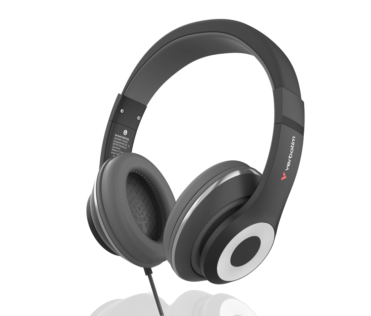 Verbatim 30198 hörlur och headset Kabel Huvudband Business/Everyday USB Type-C Svart