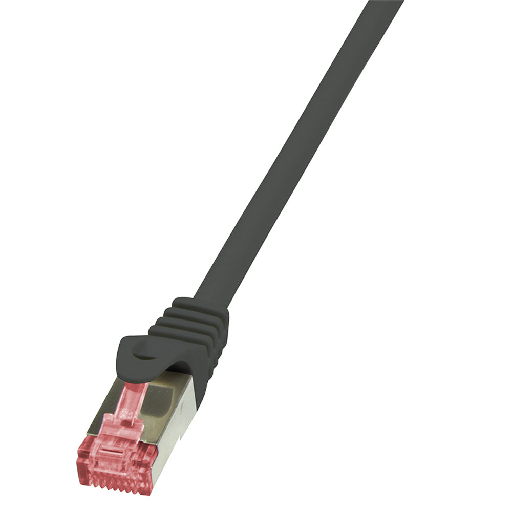 LogiLink 0.25m Cat.6 S/FTP nätverkskablar Svart 0,25 m Cat6 S/FTP (S-STP)