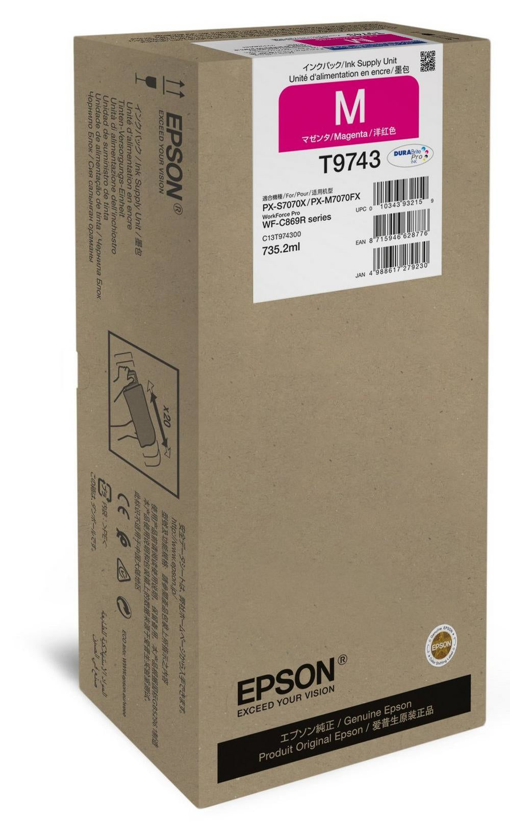 Epson WorkForce Pro WF-C869R Ink Pack XXL Magenta