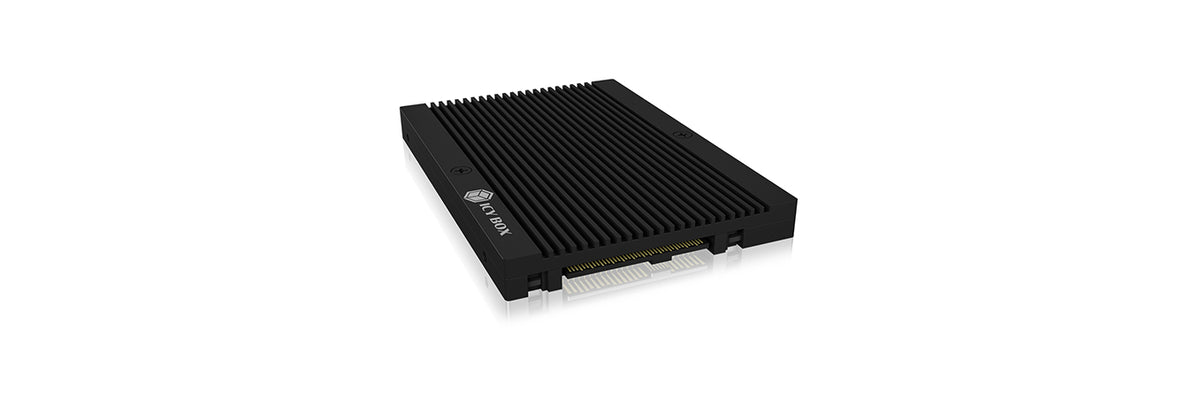 ICY BOX IB-M2U04 SSD-inkapsling Svart 2.5"