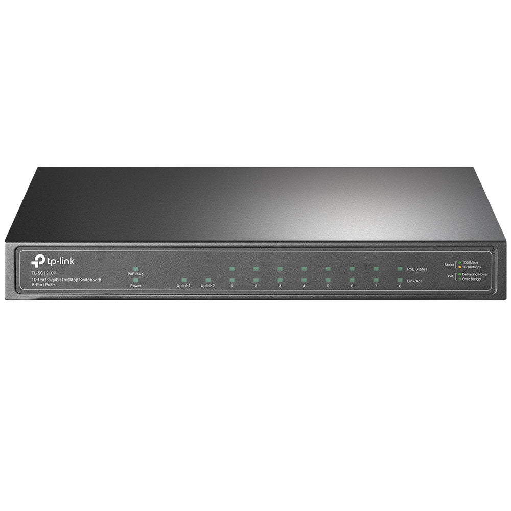 TP-Link TL-SG1210P nätverksswitchar Ohanterad Gigabit Ethernet (10/100/1000)