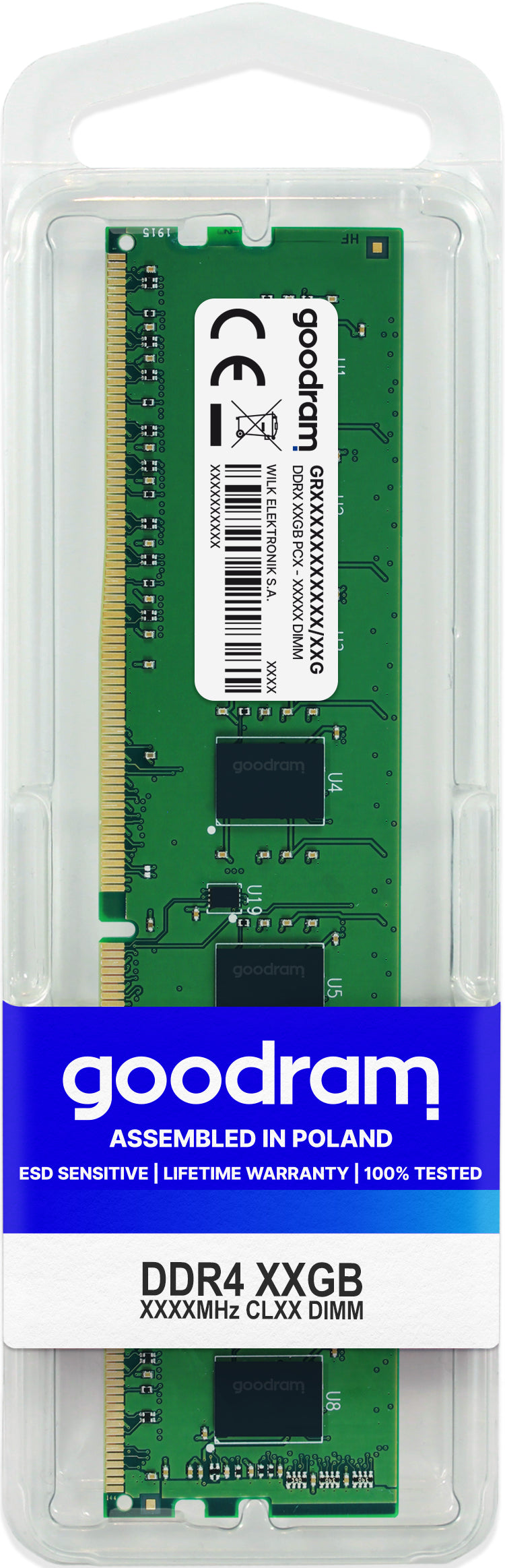 Goodram GR2666D464L19/16G RAM-minnen