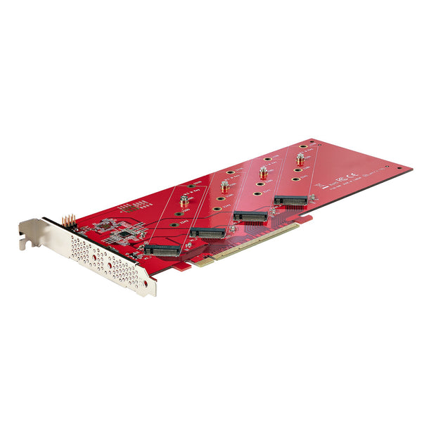 StarTech.com QUAD-M2-PCIE-CARD-B nätverkskort/adapters Intern M.2
