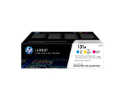 HP 131A 3-pack cyan/magenta/gul original LaserJet tonerkassetter