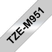 Brother TZE-M951 etikett-tejp Svart på silver