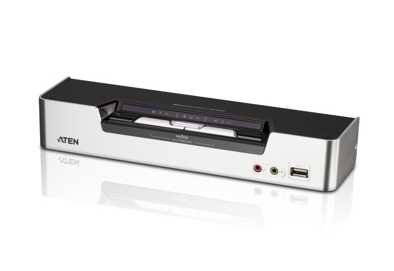 ATEN USB DVI Dual Link Dual Display Audio KVMP-switch med 2 portar