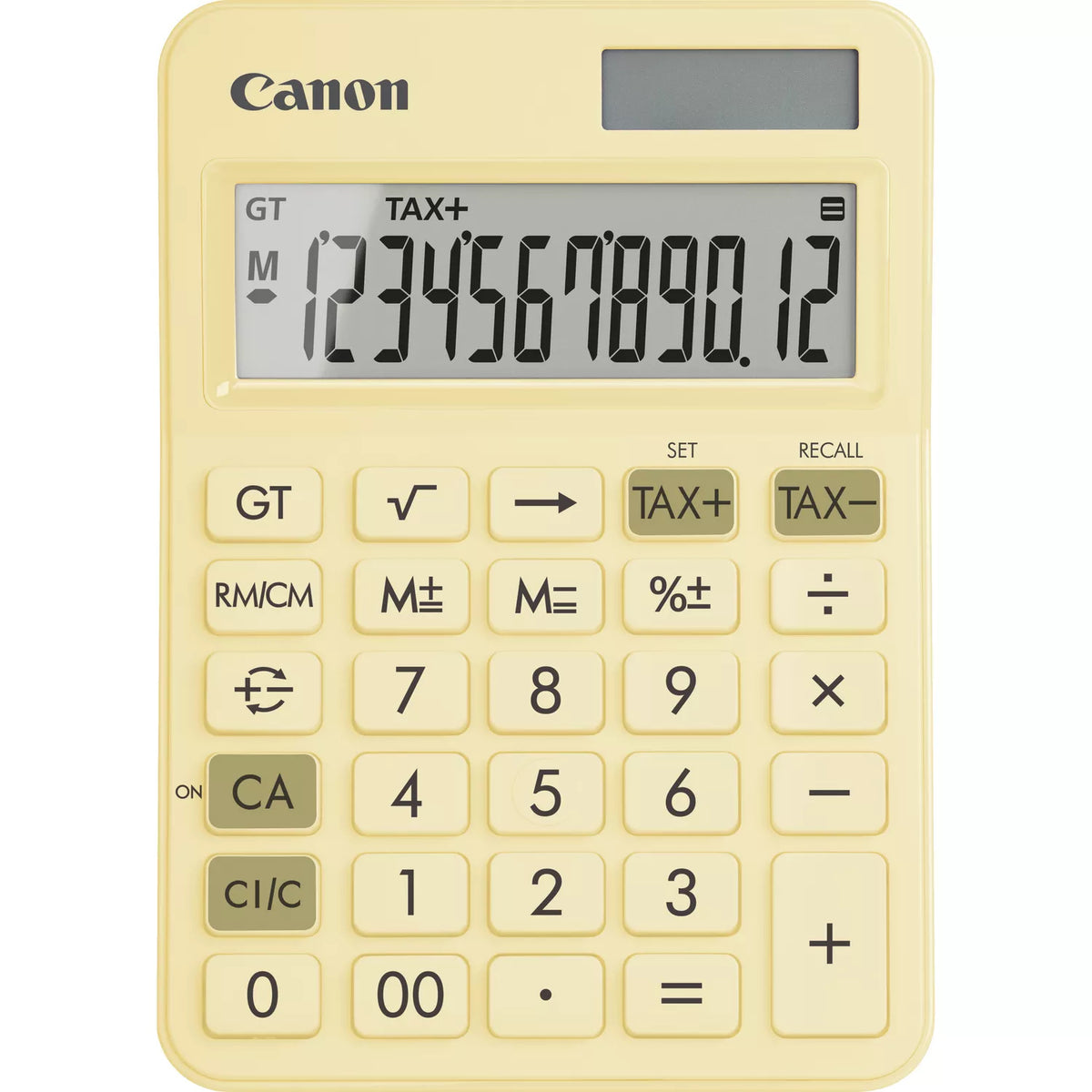 Canon LS-125KB miniräknare Skrivbord Grundläggande Gul