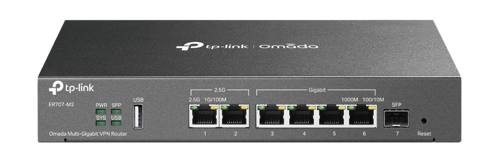 TP-Link Omada ER707-M2 kabelansluten router 2.5 Gigabit Ethernet