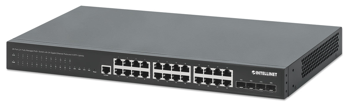 Intellinet 561846 nätverksswitchar hanterad L2+ Gigabit Ethernet (10/100/1000)