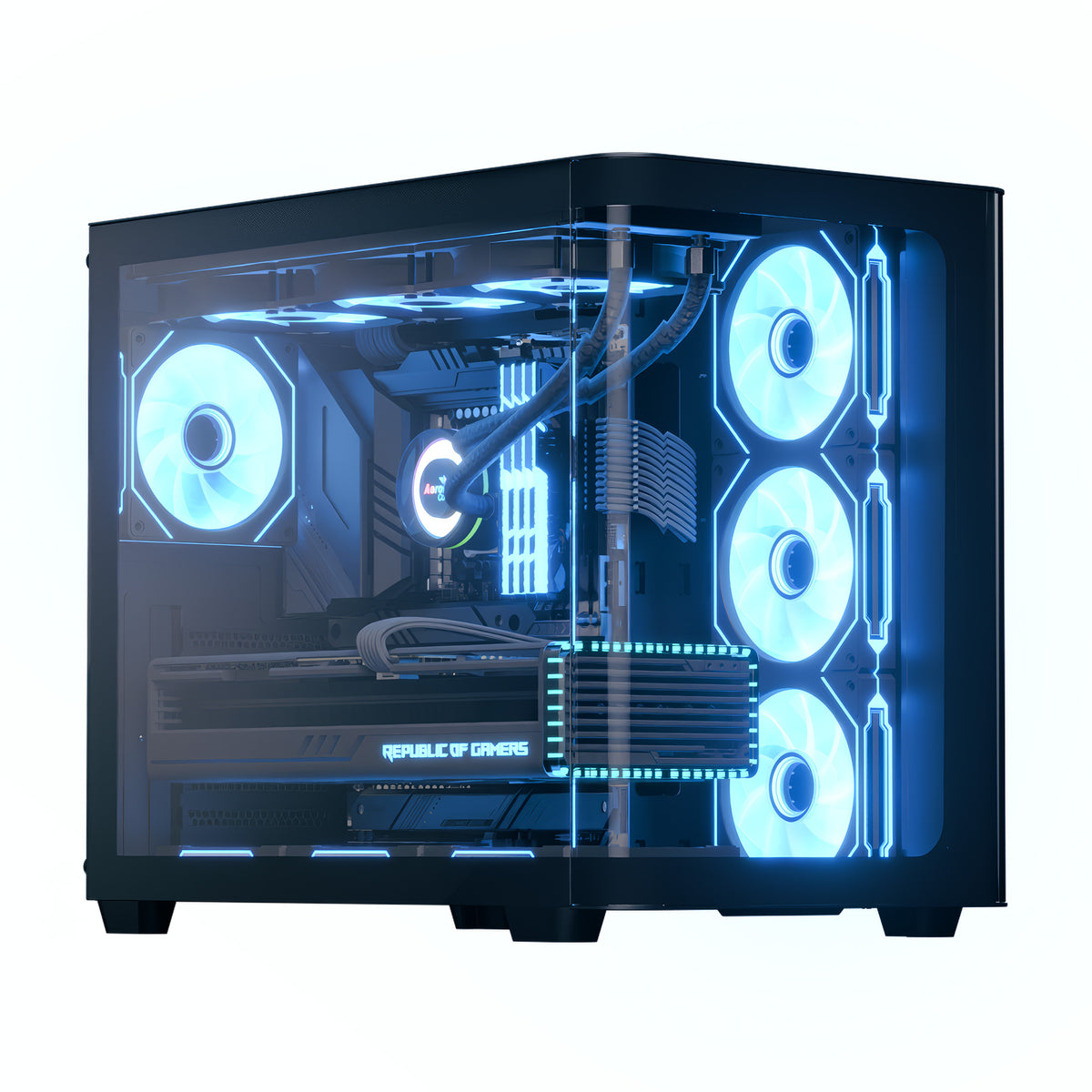 Aerocool P500C Midi Tower Svart