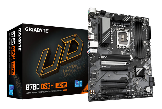GIGABYTE B760 DS3H GEN5 moderkort Intel B760 Express LGA 1700 ATX