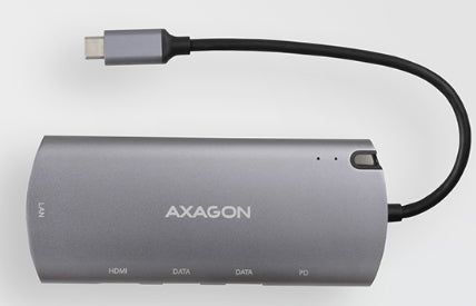 Axagon HMC-6M2 dockningsstationer för bärbara datorer Kabel USB 3.2 Gen 1 (3.1 Gen