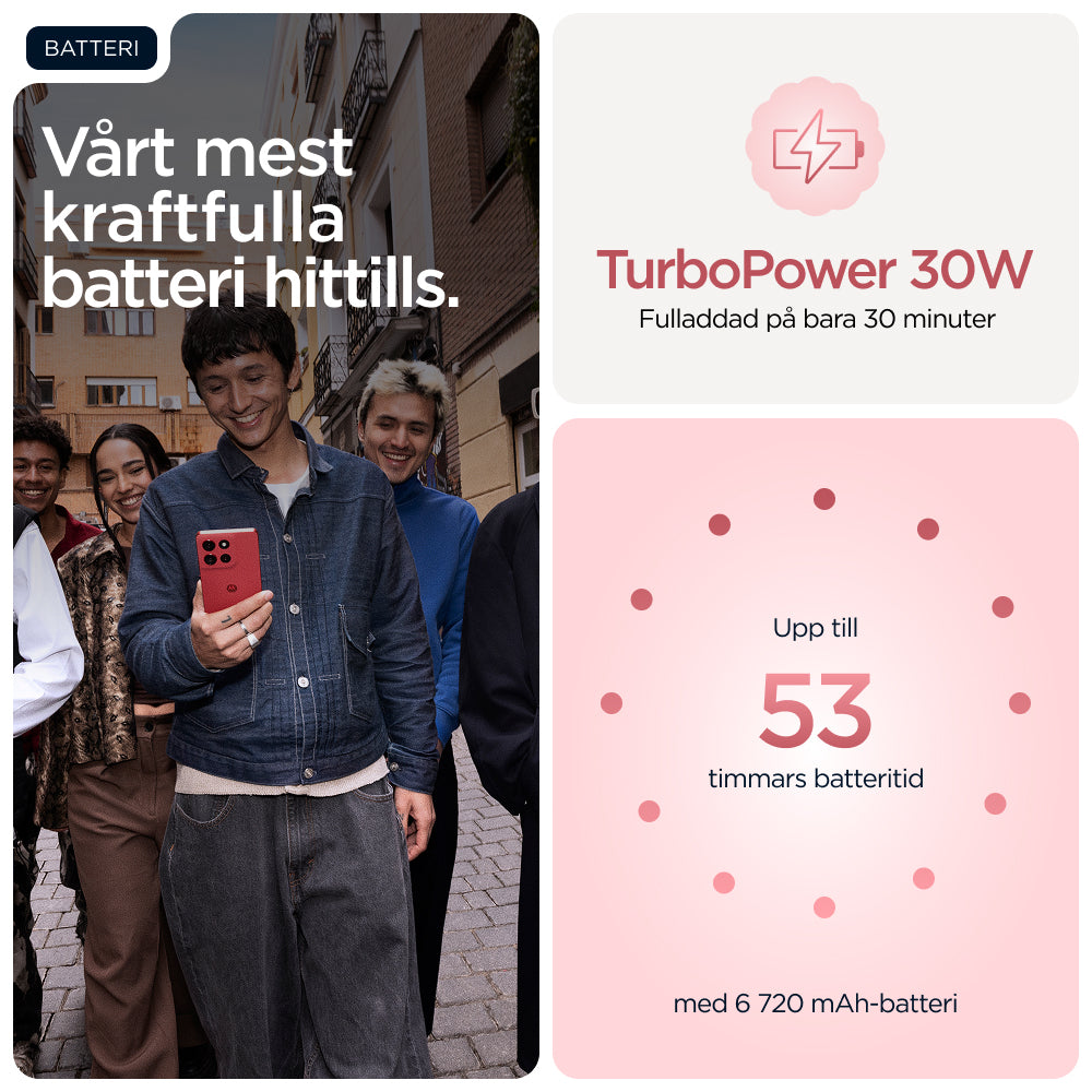 Motorola moto g86 power 5G - 256 GB - Rosa