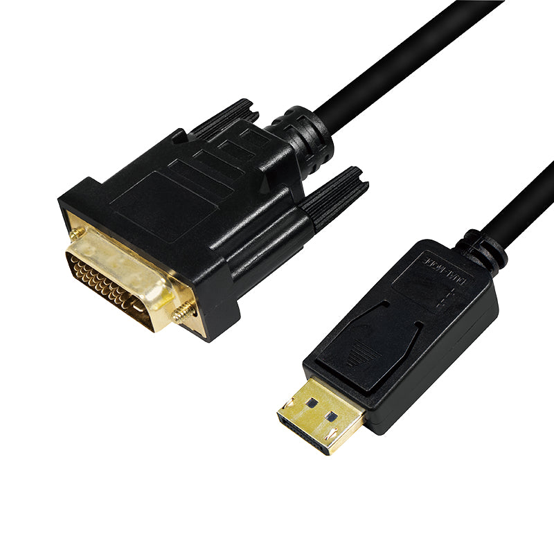 LogiLink CV0132 videokabeladapter 3 m DisplayPort DVI Svart