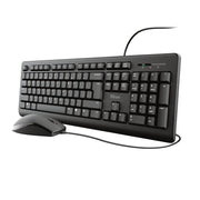 Trust Primo tangentbord Mus inkluderad Kontor USB tyska Svart