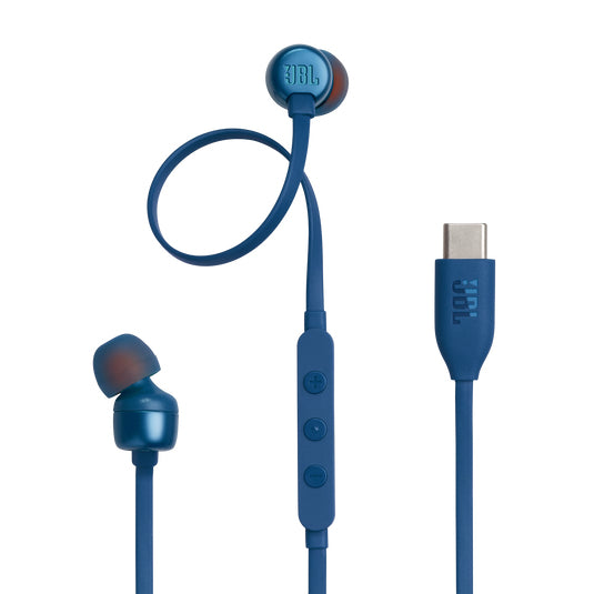 JBL Tune 310C Headset Kabel I öra Samtal/musik USB Type-C Blå