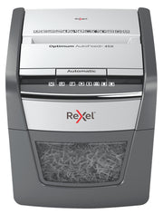 Rexel Optimum AutoFeed 45X Automatisk Dokumentförstörare Korsskärning
