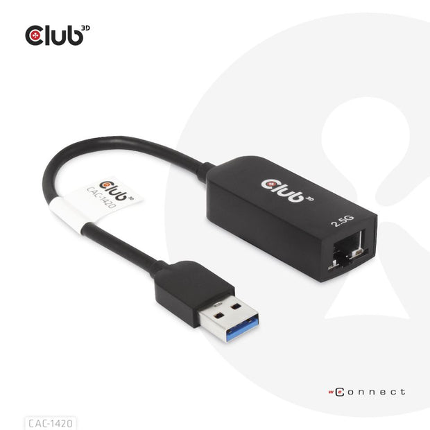 CLUB3D CAC-1420 nätverkskort Ethernet 2500 Mbit/s - 1x1G