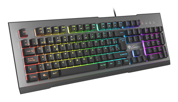 GENESIS Rhod 500 RGB tangentbord Spela USB QWERTY Spansk Svart