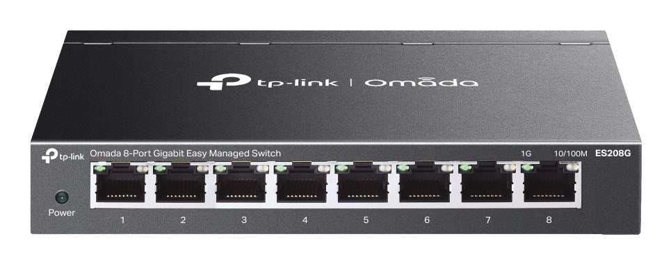 TP-Link Omada ES208G nätverksswitchar hanterad L2 Gigabit Ethernet (10/100/1000)