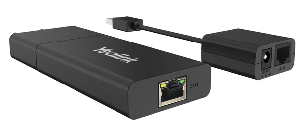 Yealink USB2CAT5E-EXT Nätverkssändare och -mottagare Svart