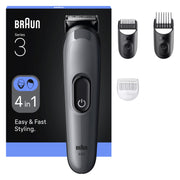 Braun 80789918 skägg/hår trimmer Mörkgrå 21 Nickel-kadmium (NiCd)