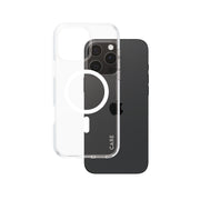 PanzerGlass CARE by Urban Combat Case Transparent w. White MagSafe iPhone 16 Pro Max
