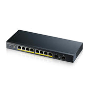 Zyxel GS1900-10HP hanterad L2 Gigabit Ethernet (10/100/1000) Strömförsörjning via