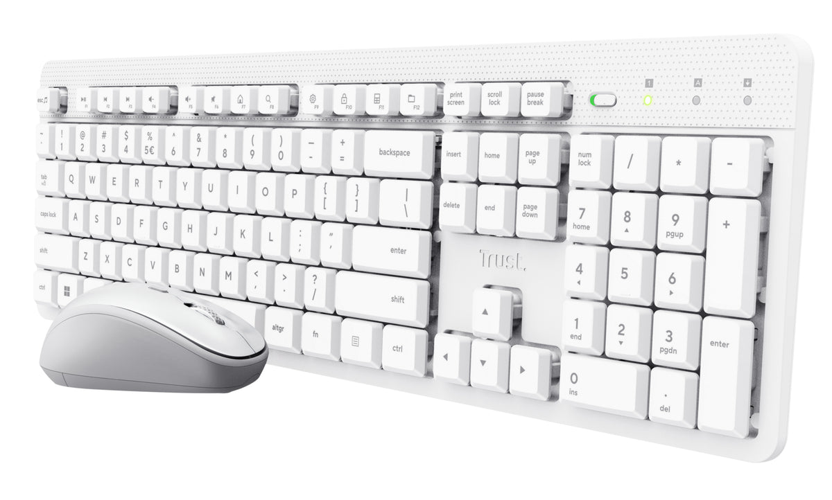 Trust Ody II tangentbord Mus inkluderad Hem / Kontor RF Trådlös QWERTY Engelska