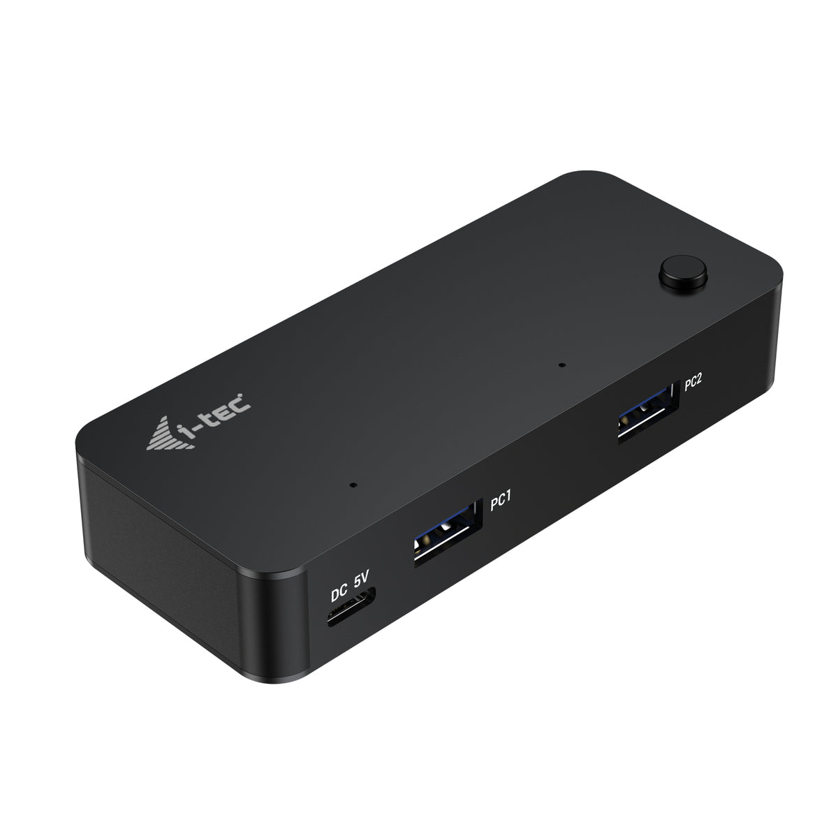 i-tec CAKVMHUB2A2C gränssnittshubbar USB Type-C 5000 Mbit/s Svart