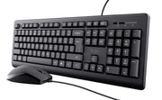 Trust Primo tangentbord Mus inkluderad Universal USB QWERTY Engelska (USA) Svart