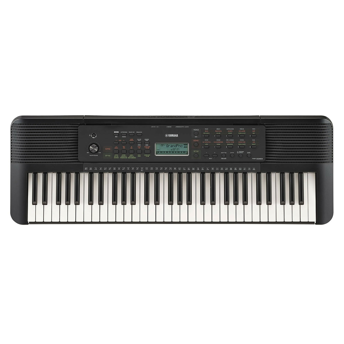 Yamaha PSR-E283 MIDI-tangentbord 61 tangenter Svart