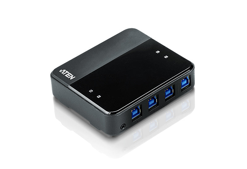 ATEN 4 x 4 USB 3.2 Gen1-switch för delning av kringutrustning