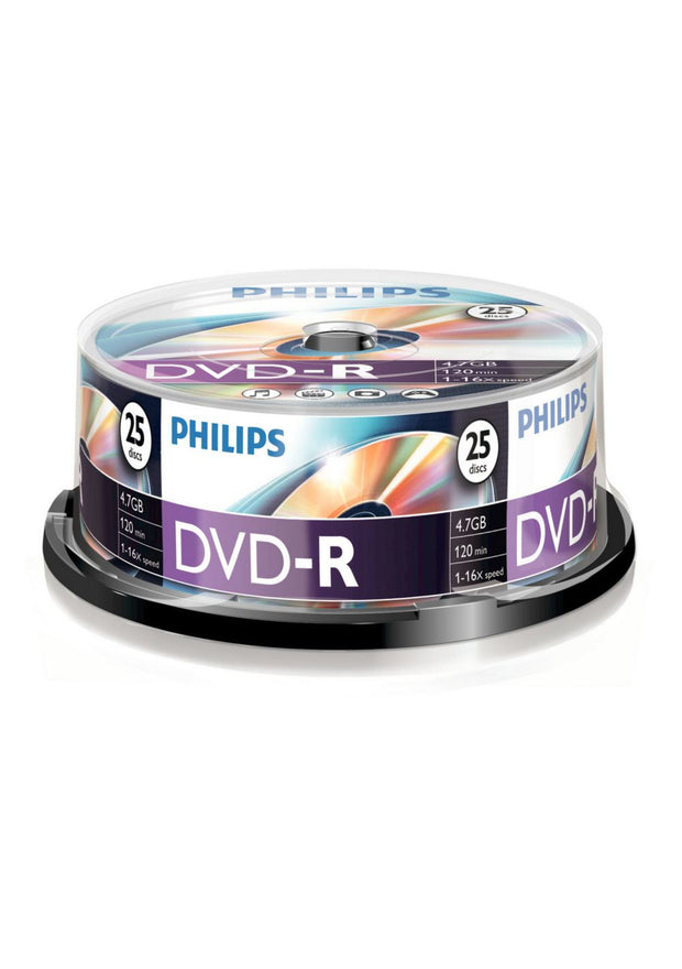 Philips DVD-R DM4S6B25F/00 tomma Dvd:Er