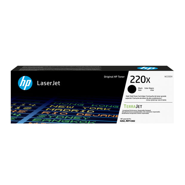 HP 220X svart LaserJet-originaltonerkassett