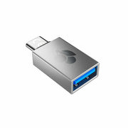 CHERRY 61710036 kabelomvandlare (hane/hona) USB-A USB-C Silver