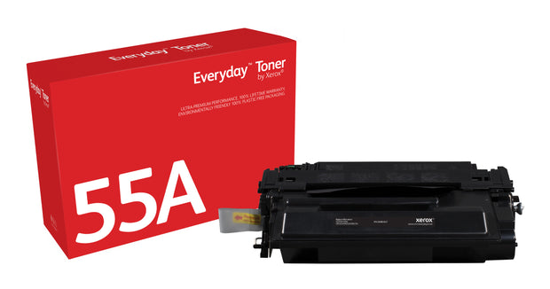 Everyday Svart Toner by Xerox compatible with HP 55A (CE255A)