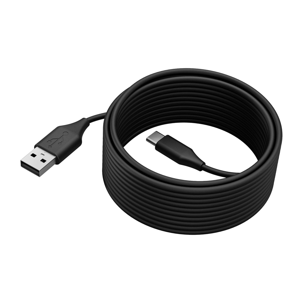 Jabra 14202-11 USB-kablar USB 2.0 5 m USB C USB A Svart
