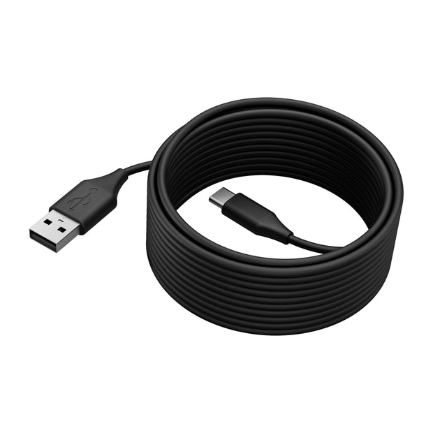 Jabra 14202-11 USB-kablar USB 2.0 5 m USB C USB A Svart