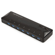 StarTech.com USB 3.0-hub med 7 portar och dedicerade laddningsportar
