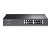 TP-Link TL-SF1016DS Ohanterad Fast Ethernet (10/100) Svart