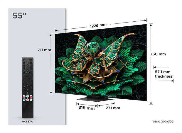 TCL 55C7K TV-apparat - 4K