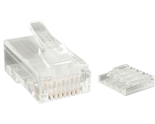 StarTech.com CRJ45C6STR50 kabelkontakter RJ-45 Transparent